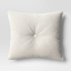 Threshold 22"x24" Tan Outdoor Back Cushion Contras Tan